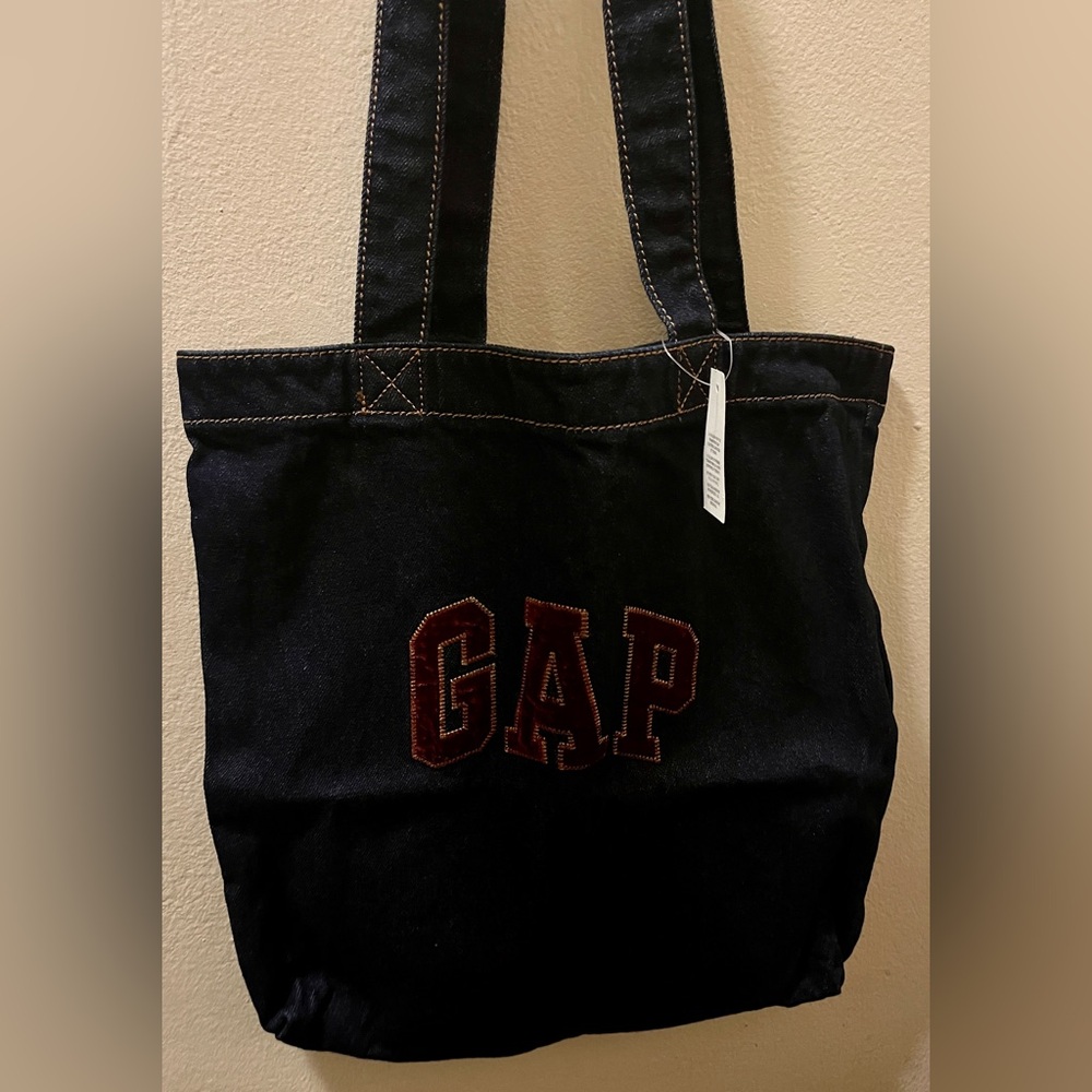 NWT Gap Logo Denim Bag